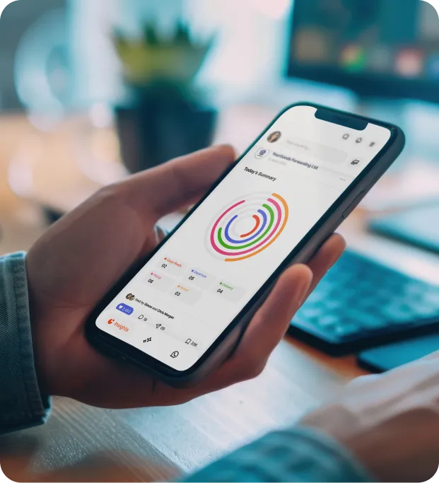 Smartphone with apps
