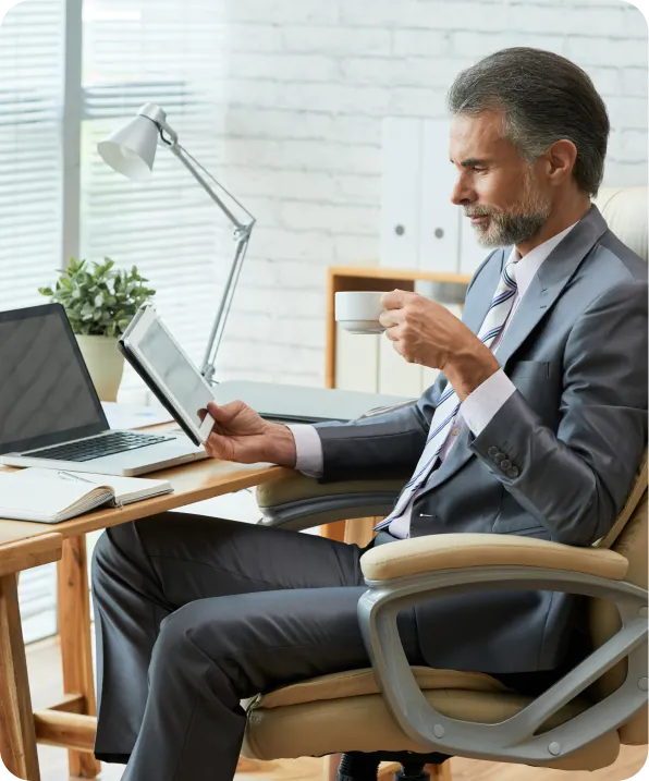 Woman collaborating in virtual meeting