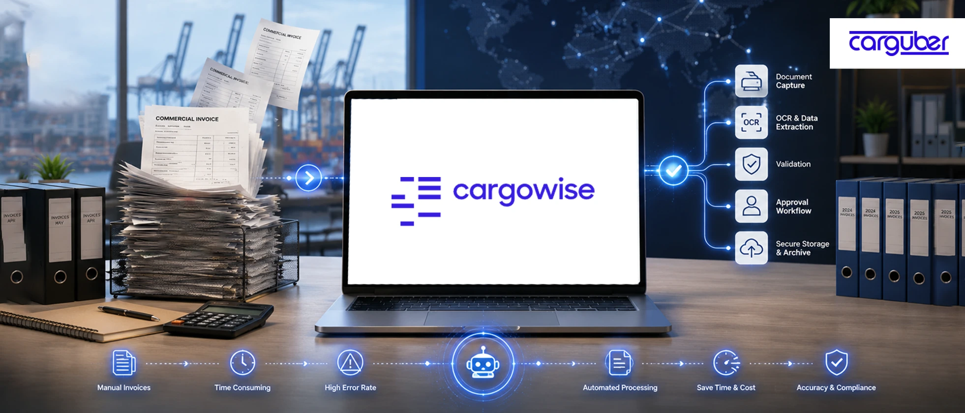 CargoWise Document Management Portal Help Eliminate Manual Commercial Invoice Processing - Carguber