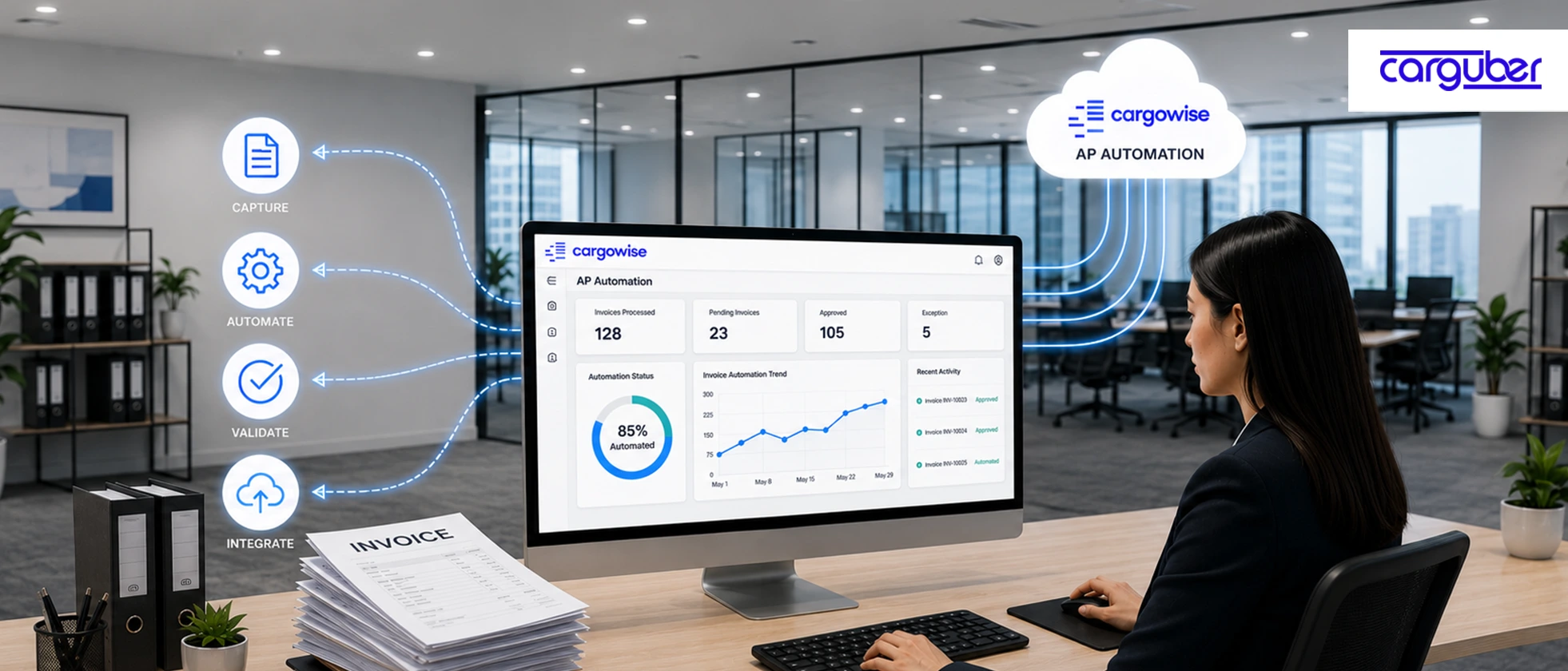 CargoWise AP Invoice Automation for Finance Teams - Carguber
